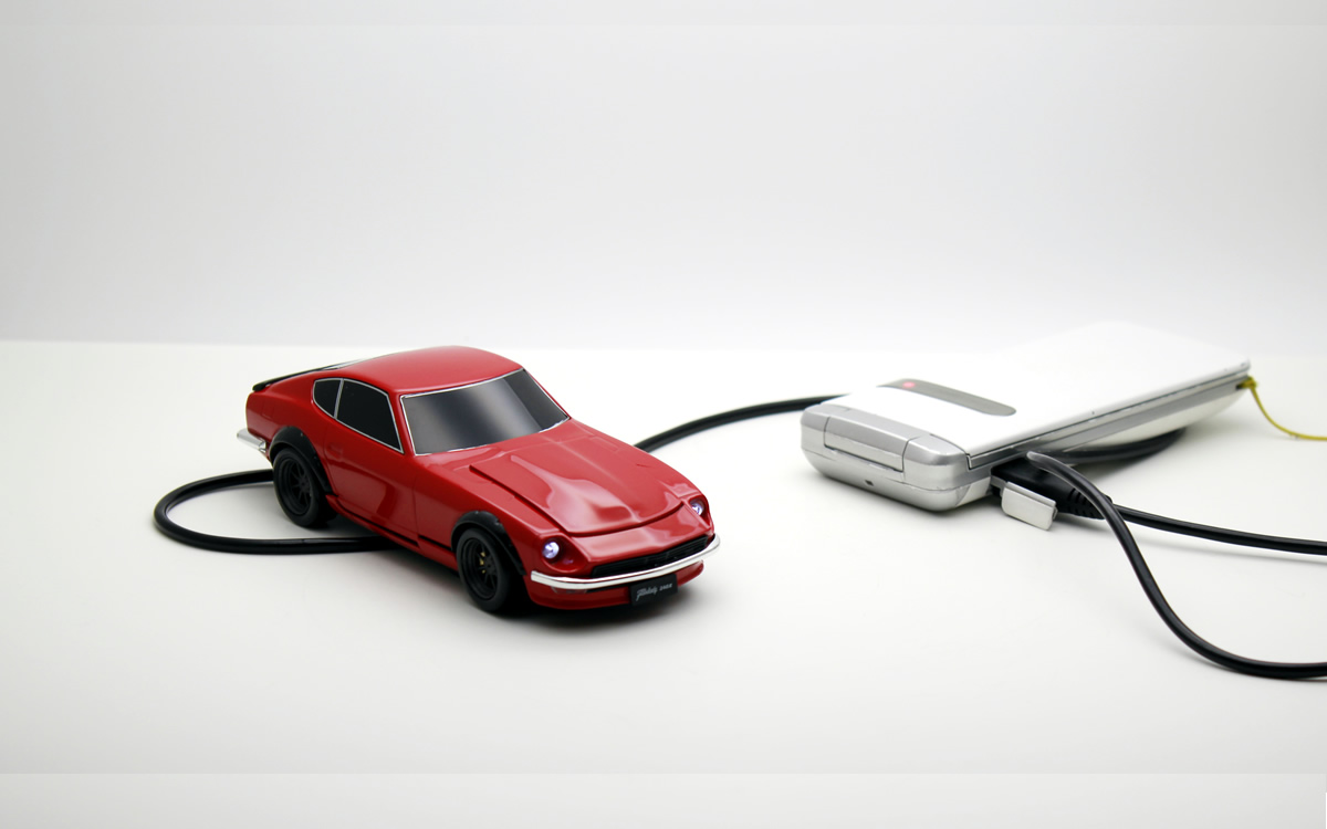 モバイルバッテリー：日産フェアレディ240Z