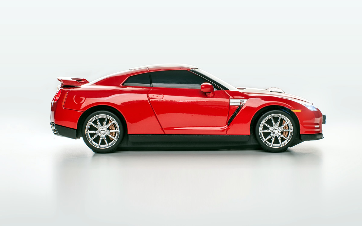 無線マウス：日産GT-R